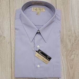 Croft and borrow light purple/blue dress shirt size 17 1/2 34/35 NWT